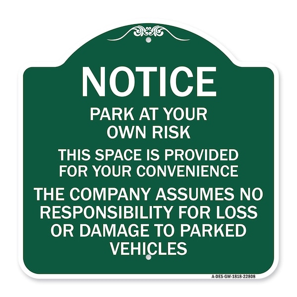 This Space Is Provided for Your Convenience the Company Assumes No Responsibility for, GW-1818-22808